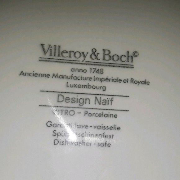 Villeroy Boch Naif Going To The Market Salad Desse - Picture 4 of 7